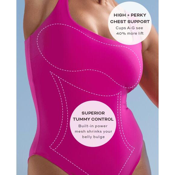 Stylest System Dreamsculpt Swim Bodysuit One Piece Swimsuit Black M Convertible - Picture 5 of 16